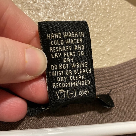 BCBG MaxAzria Knit Body Con Dress - Brown - Large - Twist Detail - Picture 4 of 7